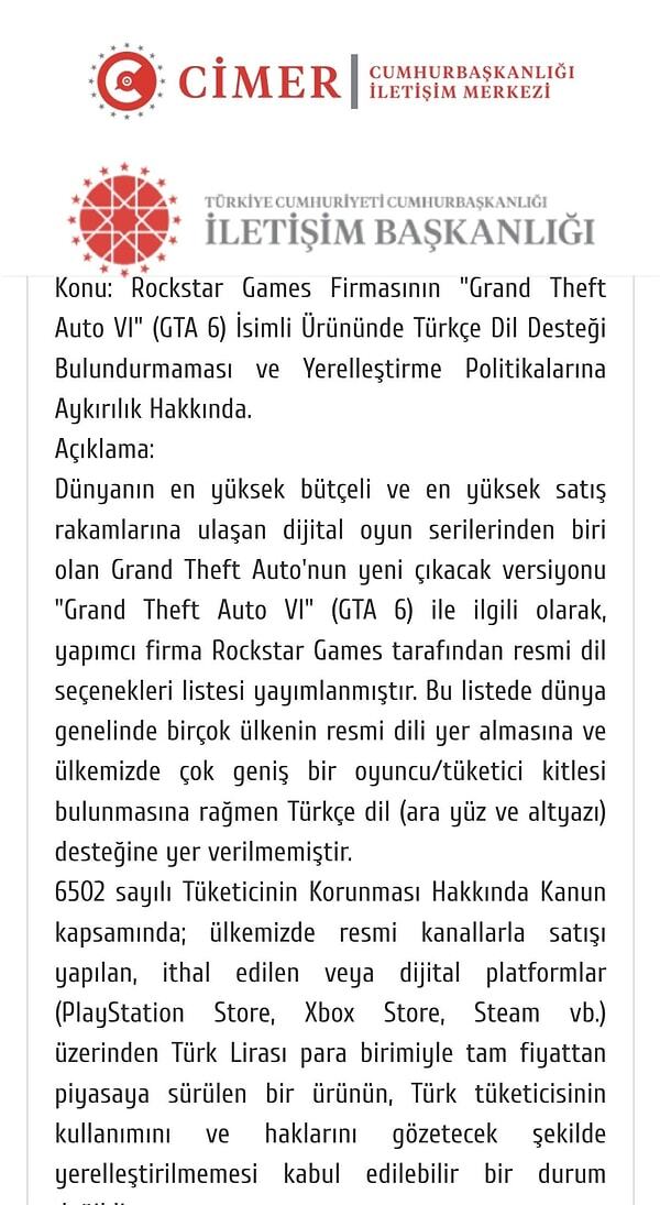 GTA 6 CİMERe şikayet edildi!😄 Ne düşünüyorsunuz?