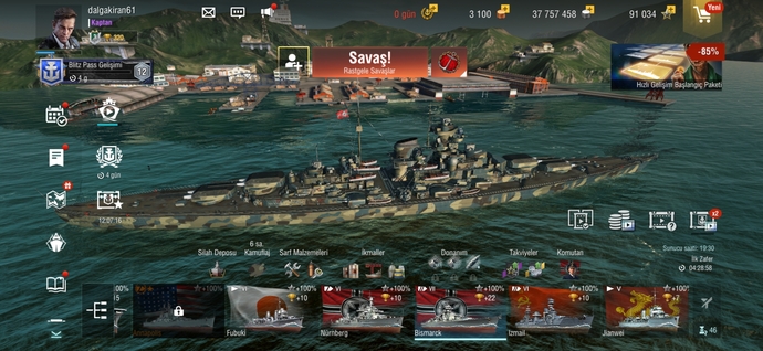 Ahh Bismarck üzümlü kekim..