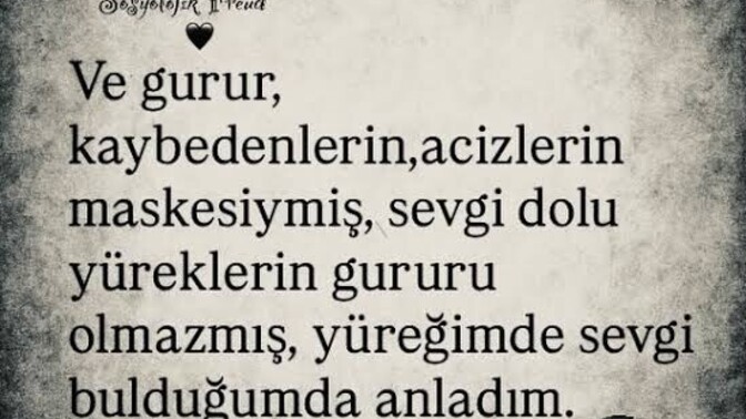 Askta gurur olur mu, ask icin gururu ne kadar bir kenara birakmak lazim?