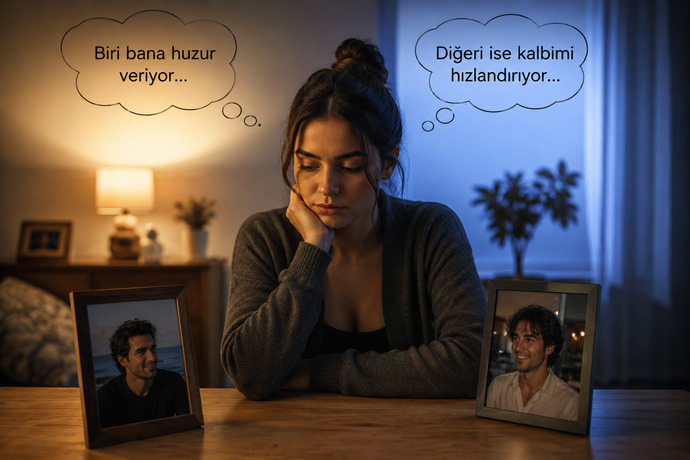 Bir kadın iki kişiyi aynı anda nasıl sever ya bu nasıl bir denklem?