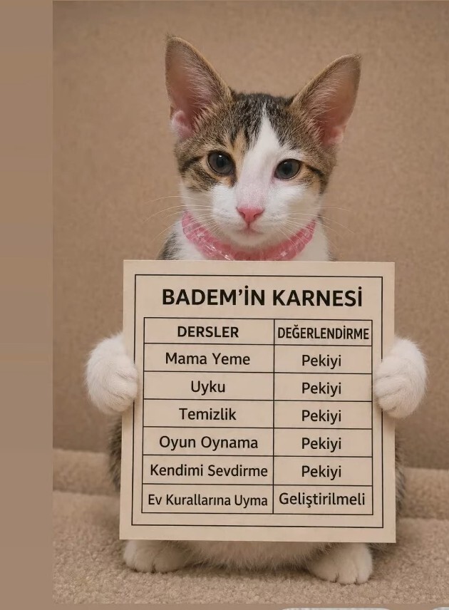 Malum bugün çocuklar karne aldı