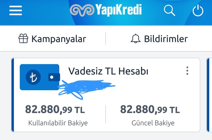 Yapıkredi de güncel bakiye ve kullanılabilir bakiye aynı şey mi yoksa kullanılabilir olan borca mı giriyor?