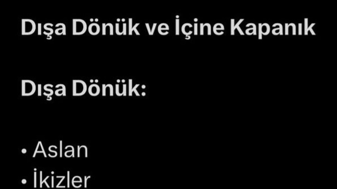 Dışa dönük müsün yoksa içine kapanık mı?