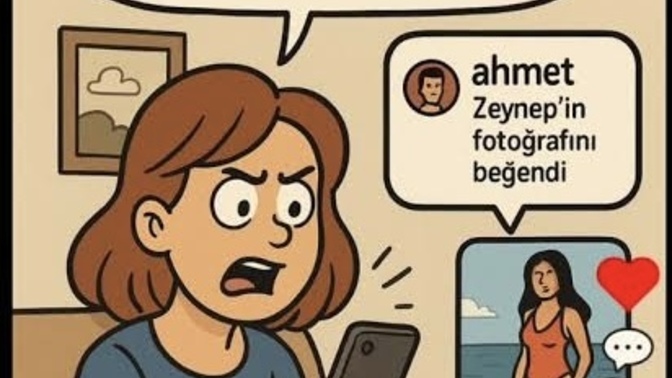 Eş veya sevgili sosyal medyada cinsel içerikli veya aşırı dekolteli paylaşımları beğenmesi sizce bir "dijital aldatma" mıdır?