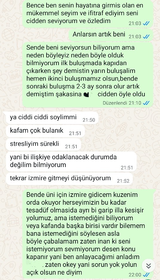 Erkek arkadasim borclar, kafa dolu bahanesiyle ayrildi, numarami silmiyor sizce geri doner mi?