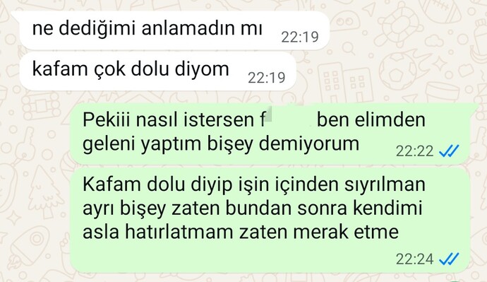 Erkek arkadasim borclar, kafa dolu bahanesiyle ayrildi, numarami silmiyor sizce geri doner mi?