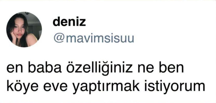 En baba özelliğiniz ne?