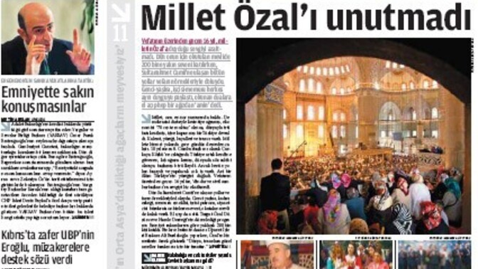 Zaman gazetesi tersten okunduğunda neden Namaz'dır?