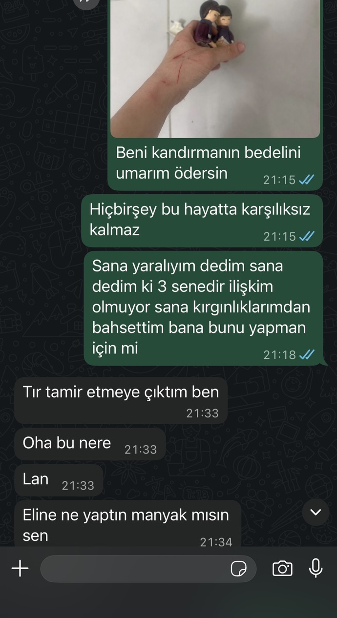 Ayrılmış miyiz anlamıyorum sizce napmaliyim?