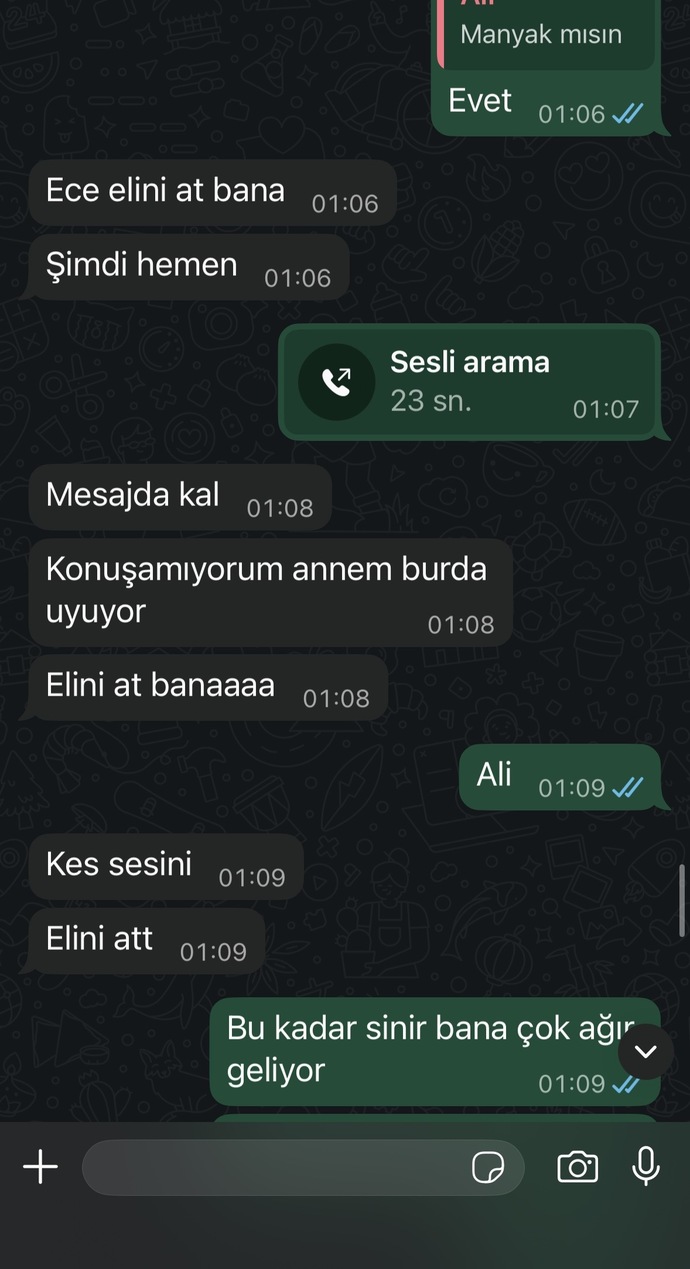 Ayrılmış miyiz anlamıyorum sizce napmaliyim?