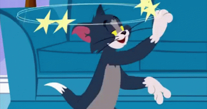Hiç yıldızları saydınız mı😅 şu Tom ve Jerry deki başın etrafında dönen yıldızları?