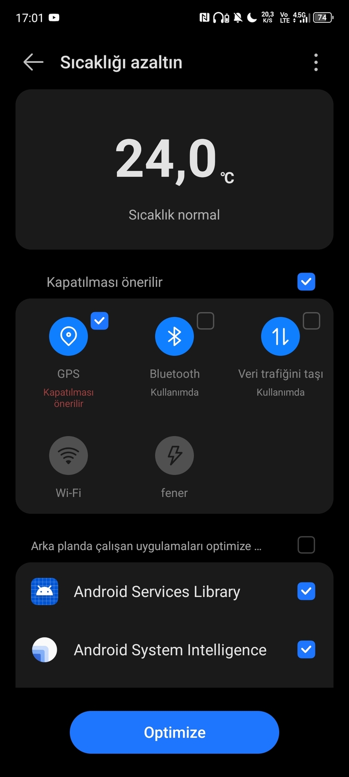 Telefonunuzu en fazla kaç dereceye düşürdünüz?
