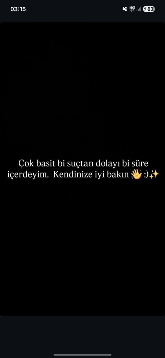 Yakında hapise girecek bir arkadaş neden böyle rahat story atar ki, mantığı ne?
