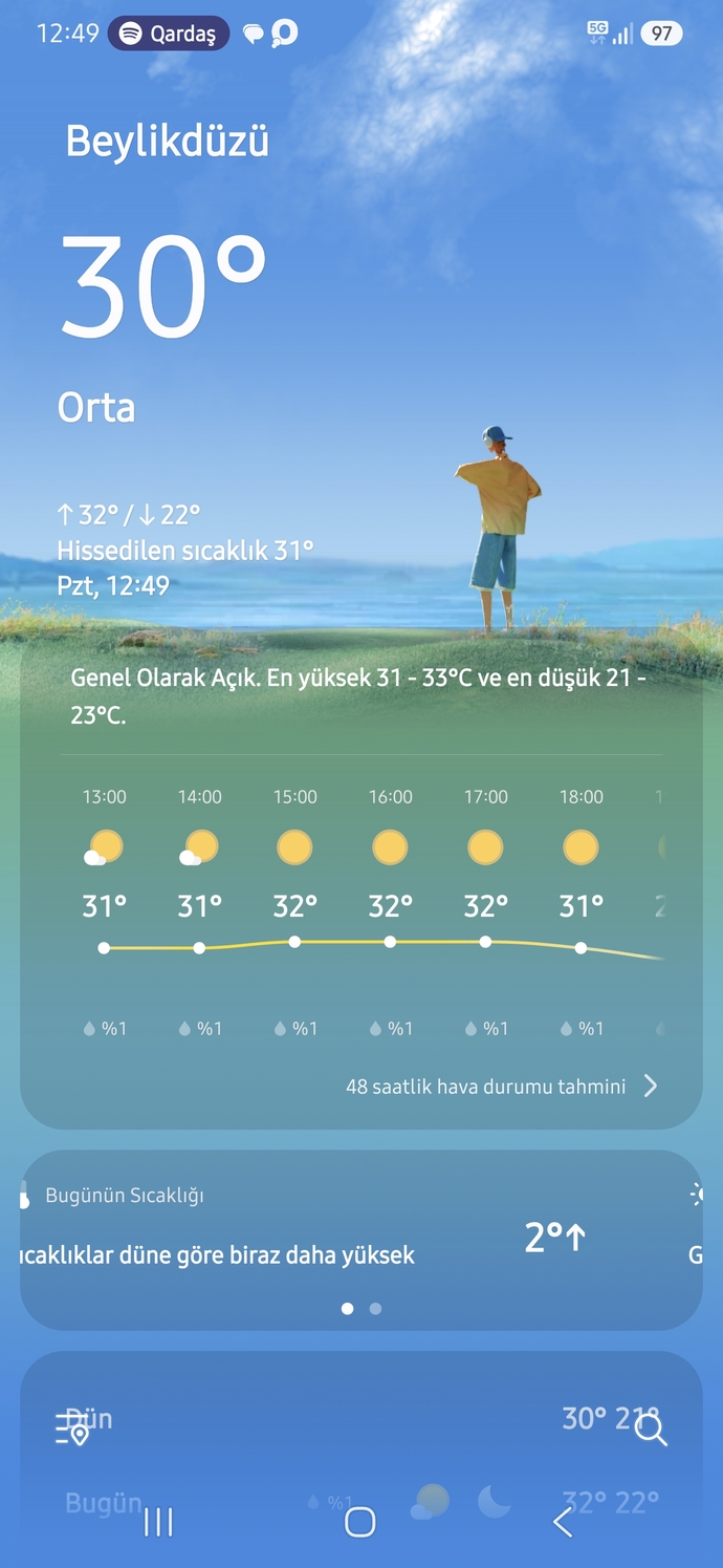Avrupa eriyorr 🥵🥵 Bulundugunuz sehirde sıcaklık kac derece 🌡?