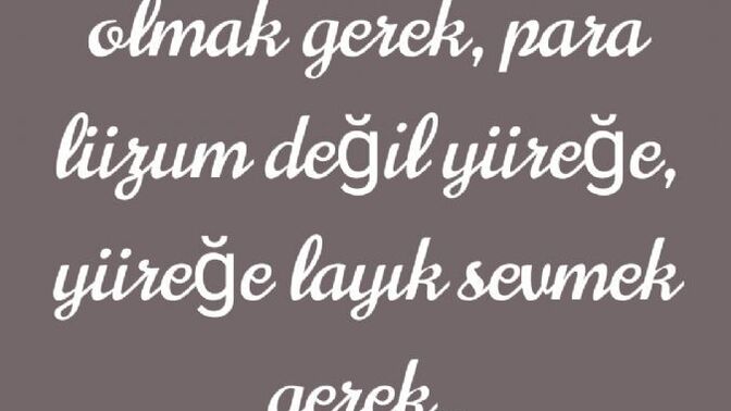 Gönlünüzü kaptırdığınız birisi var mı?