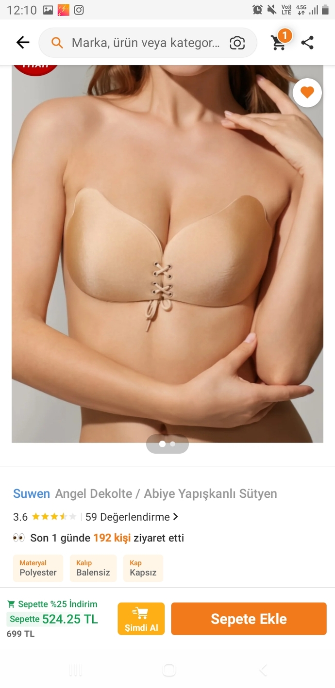 Straplez elbise altına göğüsleri daha dolgun gösteren sütyen hangisi?