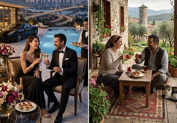Zengin gösterişli bir hayat mı yoksa mütevazi sade bir hayat mı tercih ederdiniz?