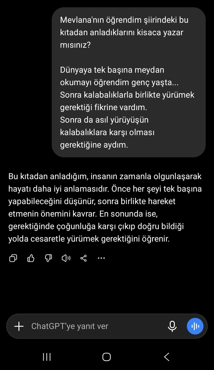 Şiirimizin bu kıtasının anlamı nedir?