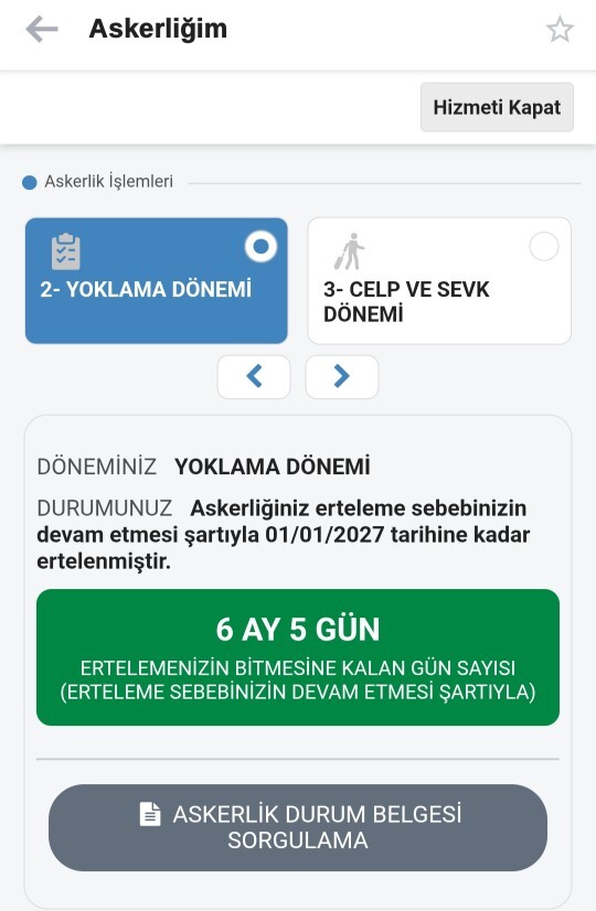 Askerliğim tecil olur mu yoksa?