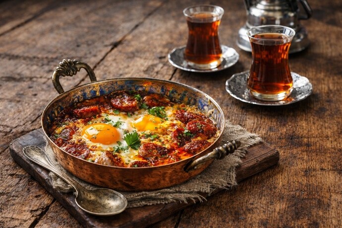 Sucuklu yumurtayı nasıl yiyorsunuz, benim sucuklu yumurta mı yer misin?