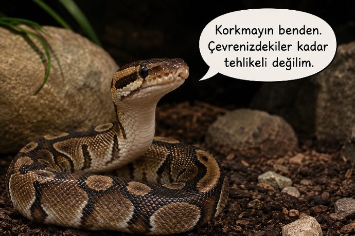 Evde yılan besler misiniz?