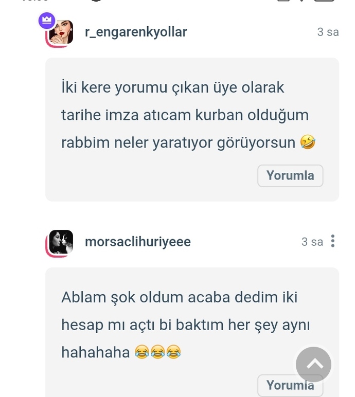 burada benden kaç tane var? sistemsel hata yüzünden kendimi çoğaltılmış gibi hissediyorum 😂 sizde de bu durum oldumu?