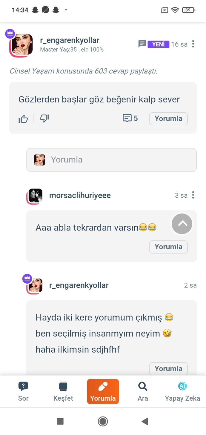 burada benden kaç tane var? sistemsel hata yüzünden kendimi çoğaltılmış gibi hissediyorum 😂 sizde de bu durum oldumu?