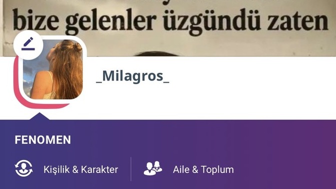 Fenomen oldum. Bi tebrik etmek yok mu?
