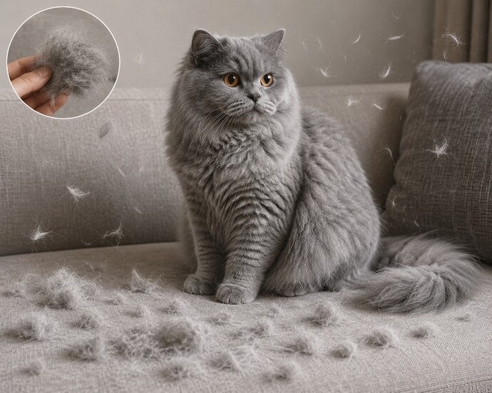 Kedi tüyü dökülmesine çözüm var mı?