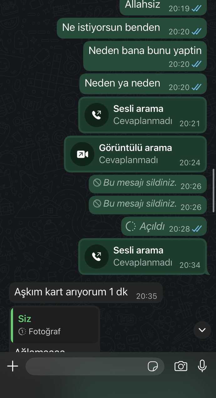 Sizce hayatında başkası mi var?