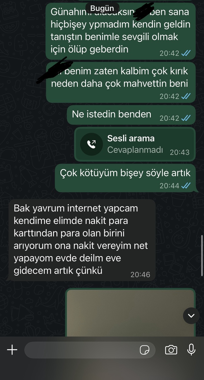 Sizce hayatında başkası mi var?