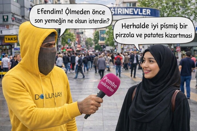 Ölmeden önce son yemeğin ne olsun istersin?
