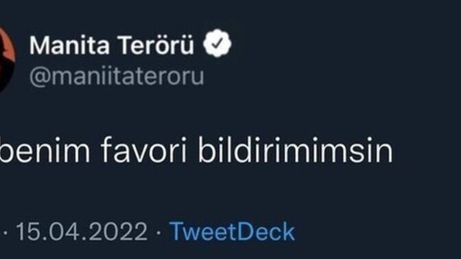 En favori bildirimiz nedir?