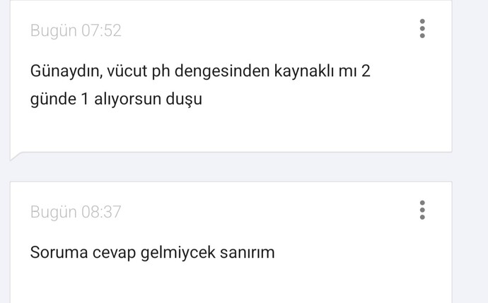 Mesajda aldığınız en ilginç soru ne?