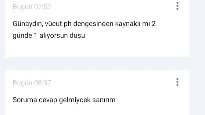 Mesajda aldığınız en ilginç soru ne?