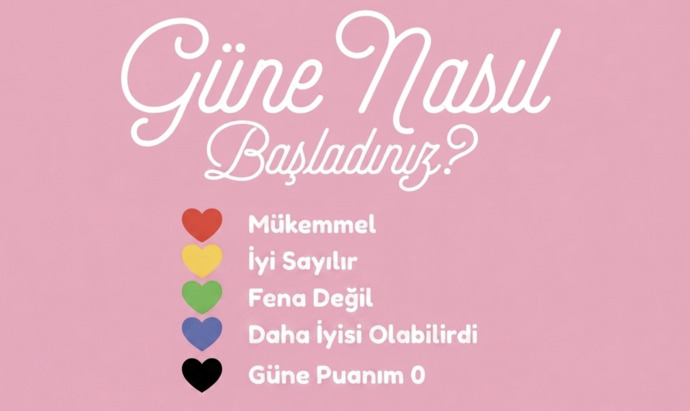 Günaydınn, güne nasıl başladınız?