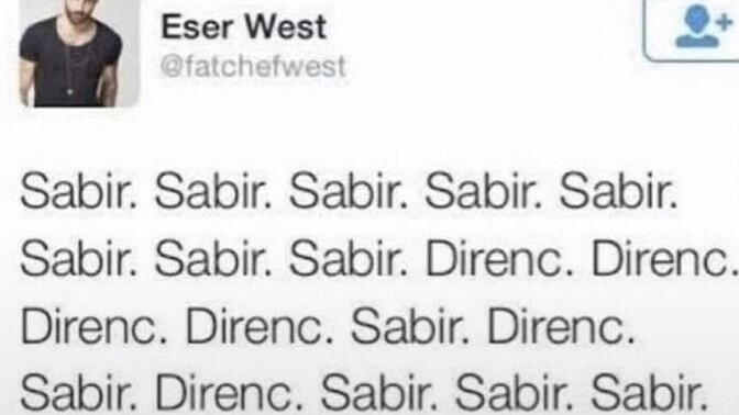 Günde ortalama kaç kere sabır diliyorsunuz?