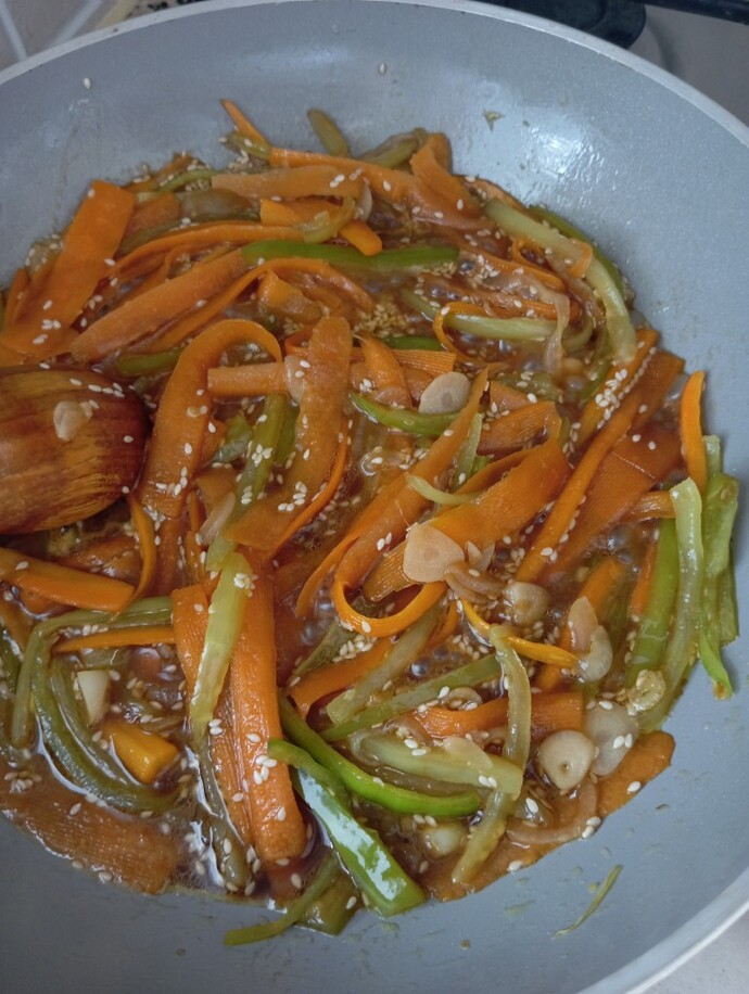 Soya soslu sebzeli spagetti denediniz mi?