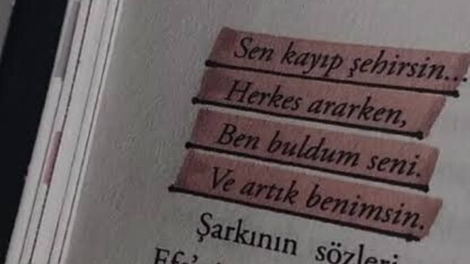 "Artık benimsin " dediğiniz biri var mı?