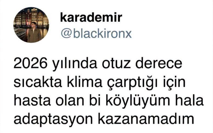 Evinizde klima var mı?