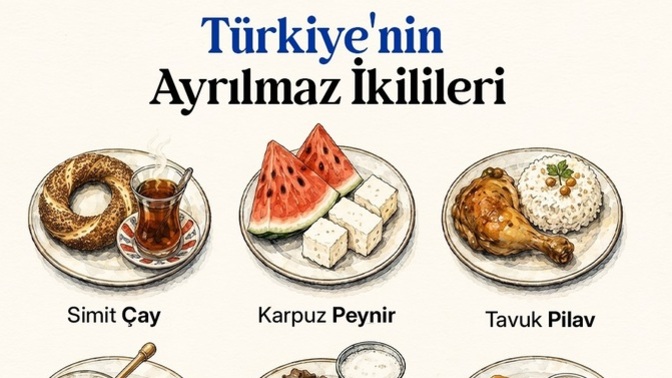 Yemekte ayrılmaz ikili hangileri?