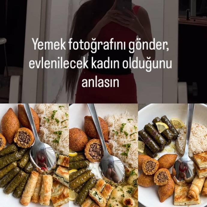Elin oğlu yaptığınız yemeğe mi bakar yoksa fiziğinize mi?