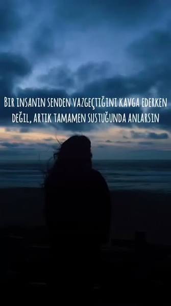 Bir insanın senden gerçekten vazgeçtiğini en net hangi davranışından anlarsın?