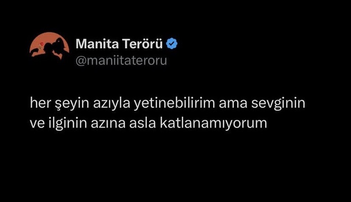 Yetinmeyi bilir misin?