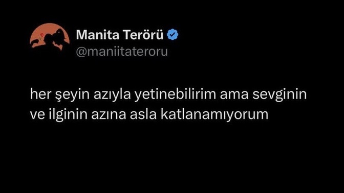 Yetinmeyi bilir misin?