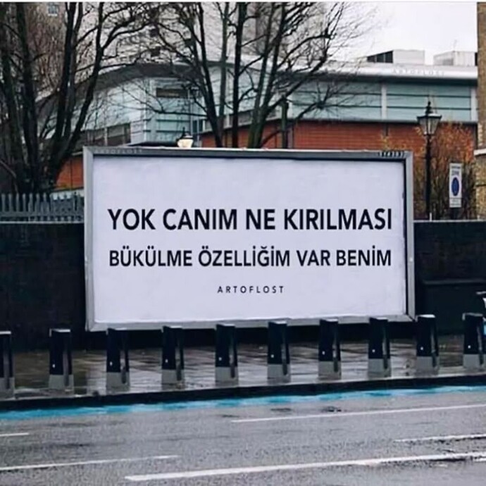 Kırıldıgınızı belli eder misiniz?
