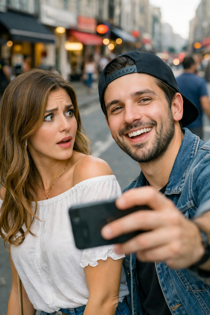 Hiç tanımadığın biri yolda yanına gelip selfie çekse, poz verir misin?