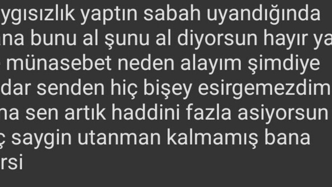 6 yil sevgilimden hic hediye, jest, cicek gormedim; sizce bu iliski biter mi?
