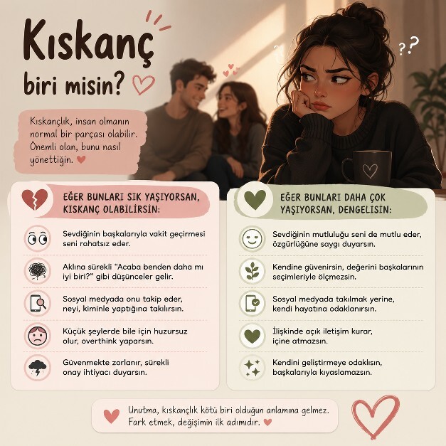 İlişkide kıskanç biri olmak normal mi, aşırı kıskançlık ilişkiyi bozar mı?