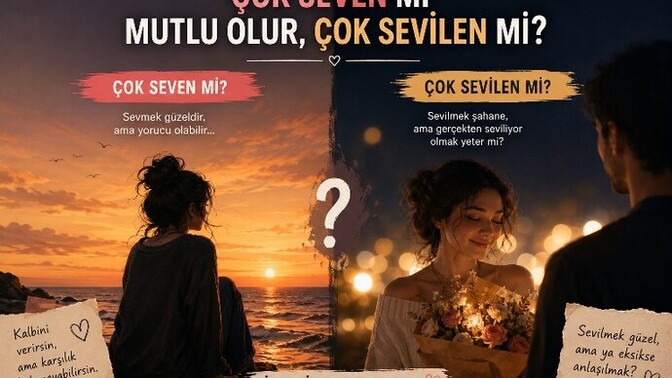 Çok seven mi mutlu olur, çok sevilen mi?